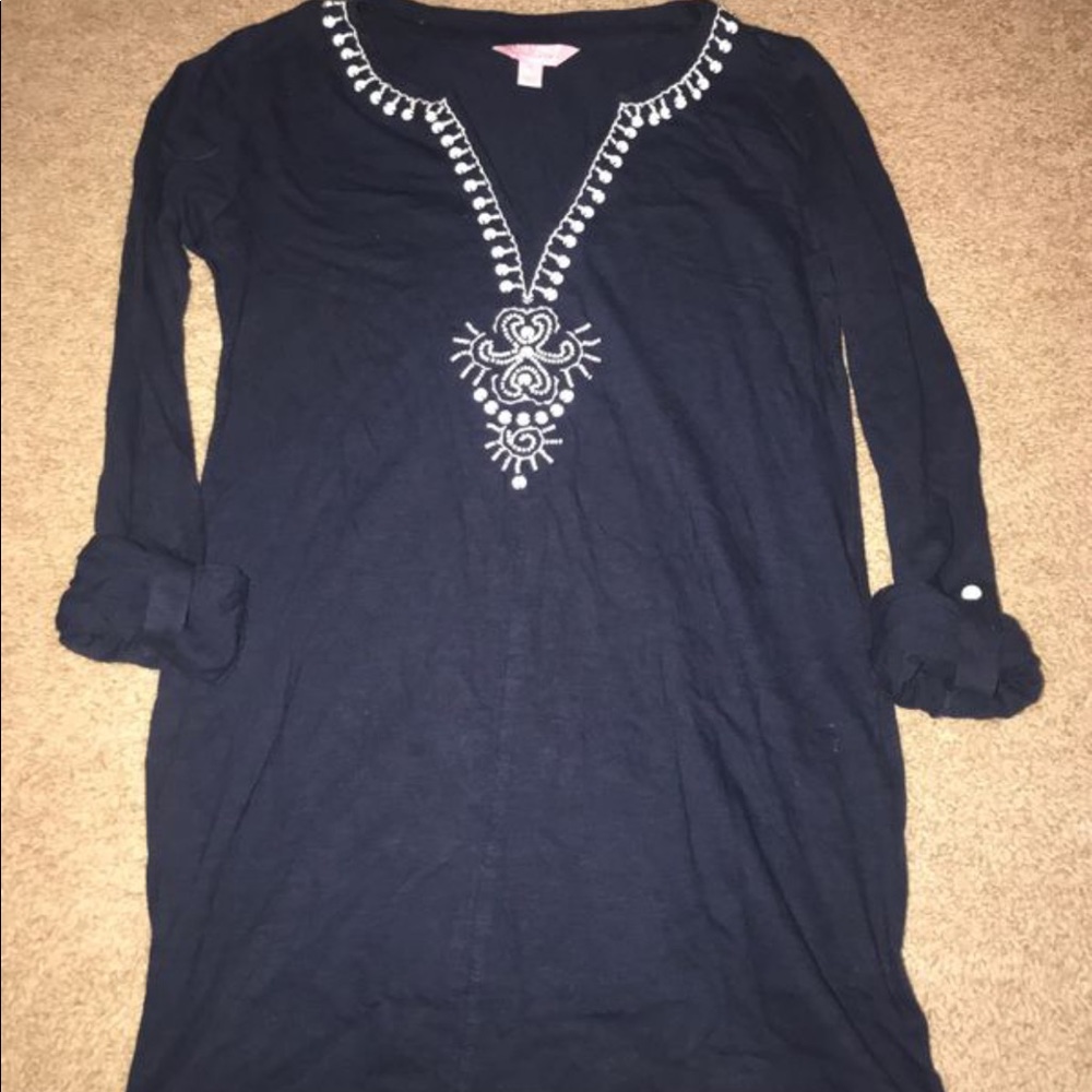 Lily Pulitzer Navy Long Sleeve